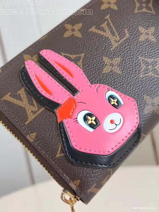 Aaa replica ru VUITTON WALLET-10*20*2 cm LOUIS ZIPPY 0507